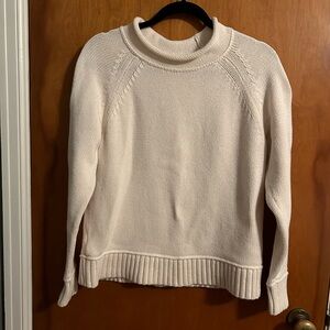 L.L. Bean Signature Mock-Neck 100% Organic Cotton Sweater